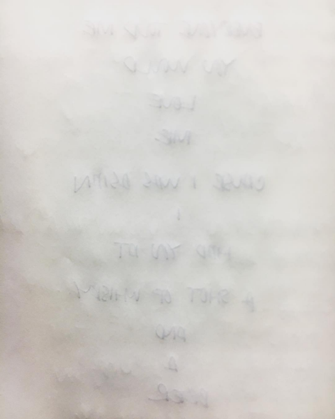 Journal Impressions, Digital Archival Print, 2017