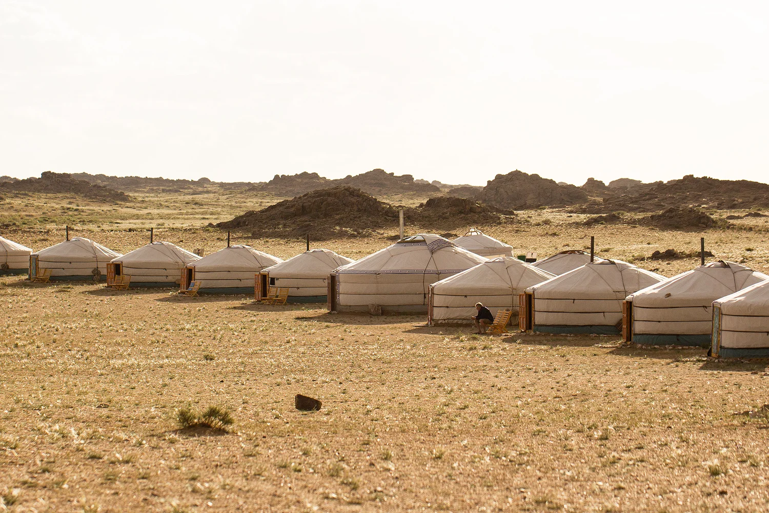 Tourist Ger Camp, Early Morning