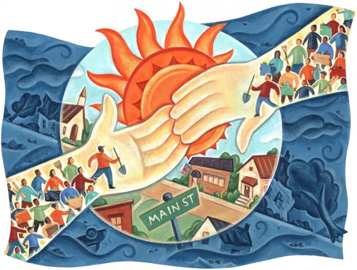 Volunteers Coming Together When Disaster Strikes a Community for Southern Living Magazine