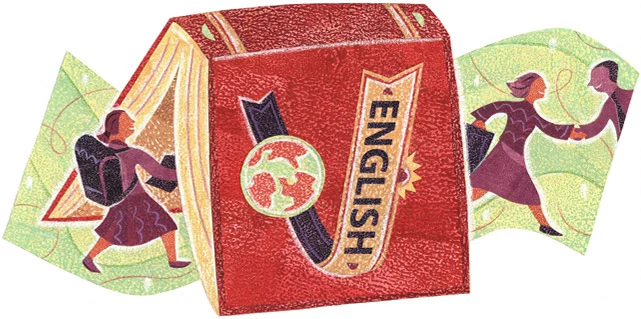 Learning English as a Second Language (ESL).