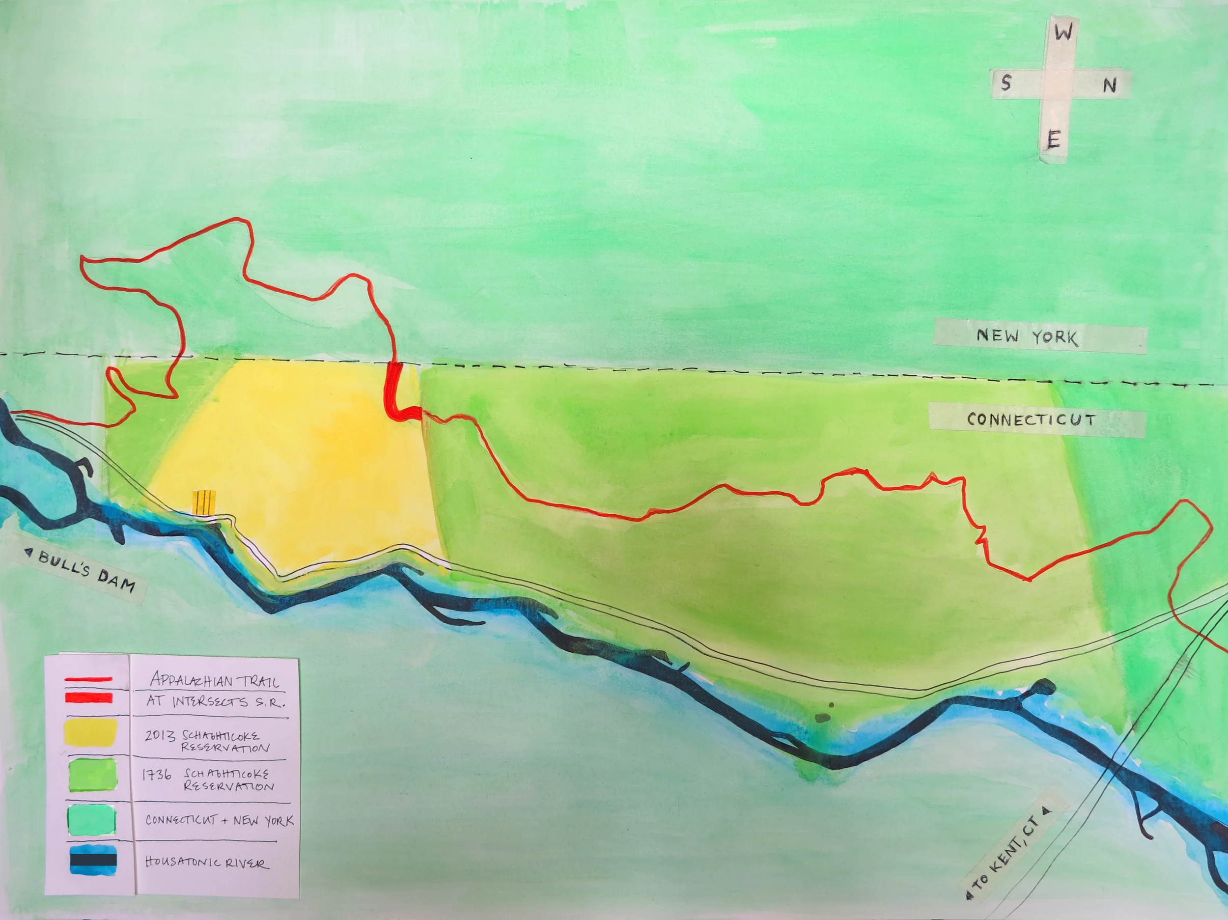 Sketch Illustrating reservation shrinkage and AT intersection