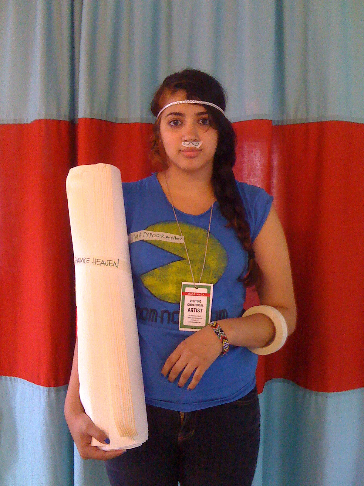 Shanyce as a Mass MoCA 'Visiting Curatorial Artist'