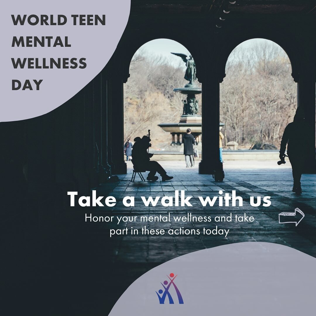 To celebrate World Teen Mental Wellness Day 💫  we invite you to take a walk with us&hellip;

Tag a friend to join you for a walk 💜

#thinkmeditatenow #worldteenmentalhealthday #mentahealth #health #wellnessjourney