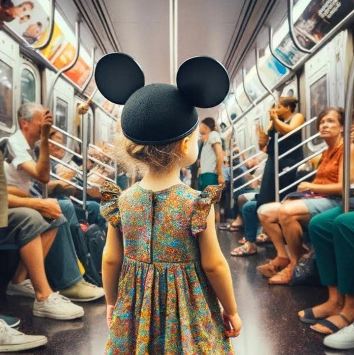 A little something for Baby Day, May 2nd

&quot;A little white girl (around 2) on the PATH train, that was in her mother&rsquo;s arms in the seat next to me, started randomly pressing the tilaka on my forehead like it was a button. The mother wasn&rs