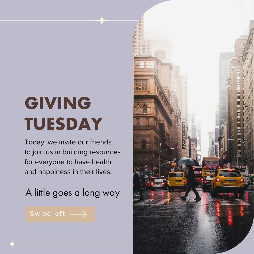 Together, we help one another live well!
Join us in the Joy of Giving! 💜

Sharing resources today creates a ripple effect of health and happiness for many.

Click the link in our bio to find the donation portal✨

#limitlesshealthinstitute #givingtue
