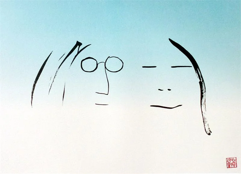 ジョン レノン John Lennon オノ ヨーコ Two Is One アート イラスト 額 楯 白磁 陶器 ビートルズ Beatles レア 貴重 希少 アメリカ製品陶磁器ジョンレノン夫婦イラストされた花瓶です Email Rxicollege Edu Lk