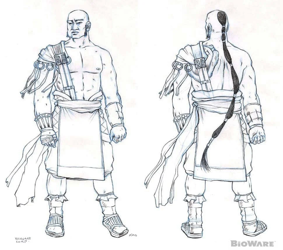 Tiger Shen concept from Jade Empire