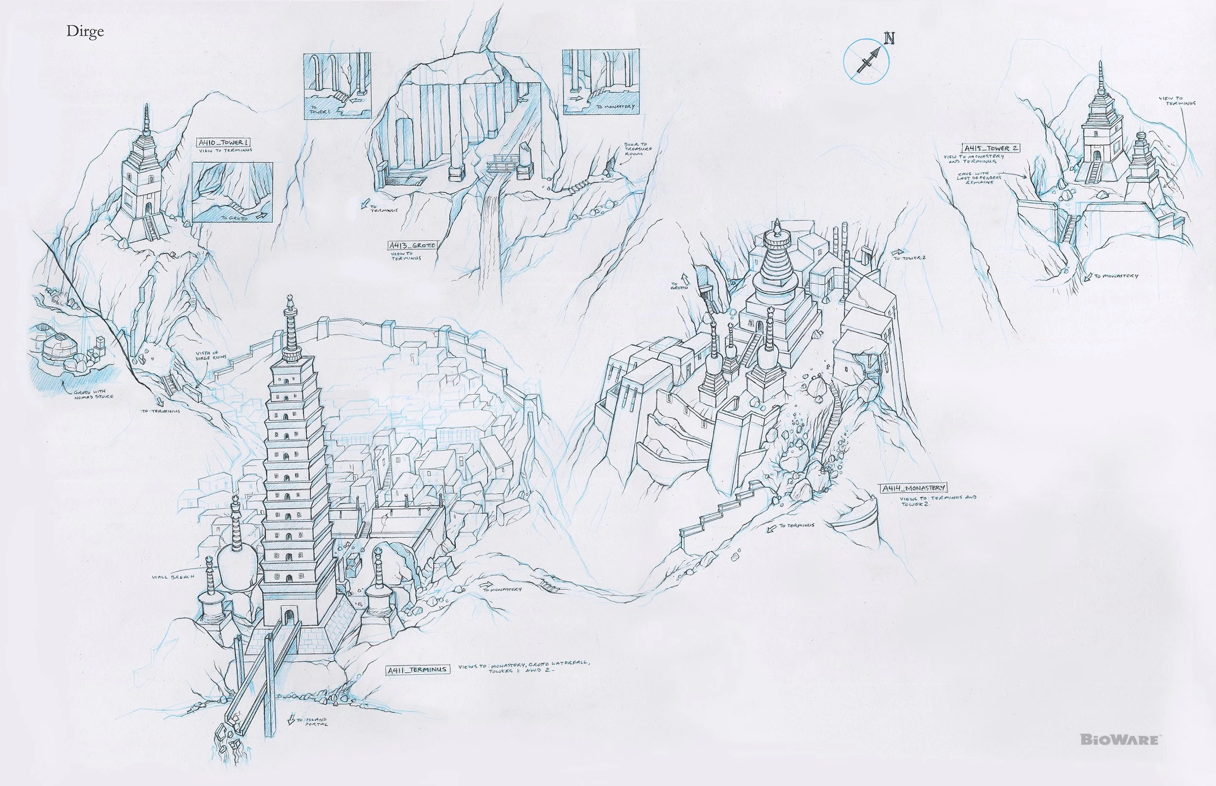 Dirge area concept from Jade Empire