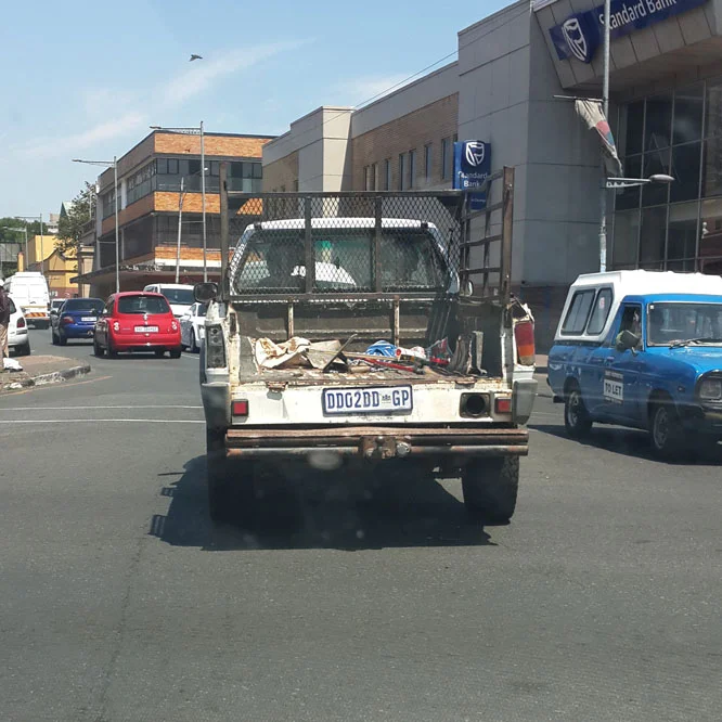 MOS on the road & curious about the number plate