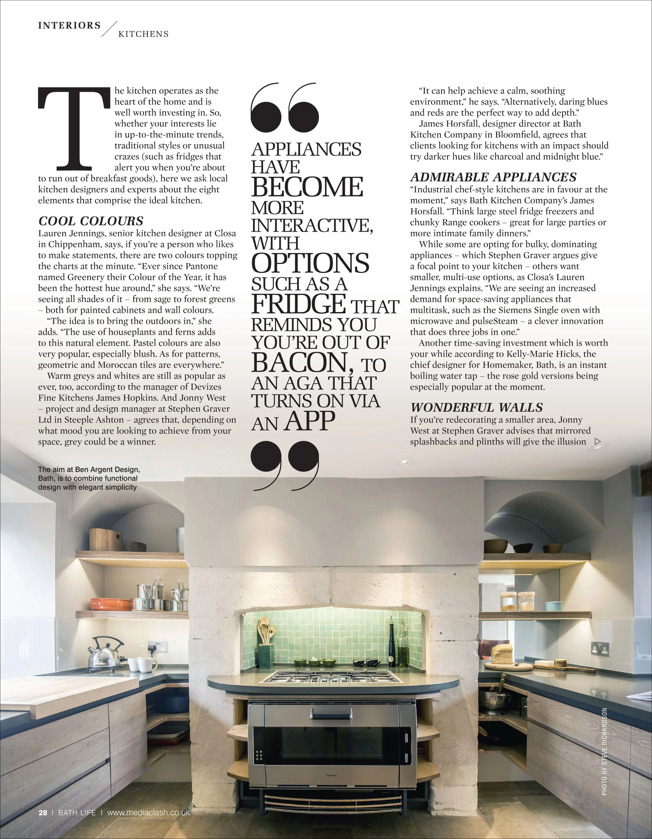 Press Ben Argent Kitchens Contemporary Kitchens Bath And Bristol