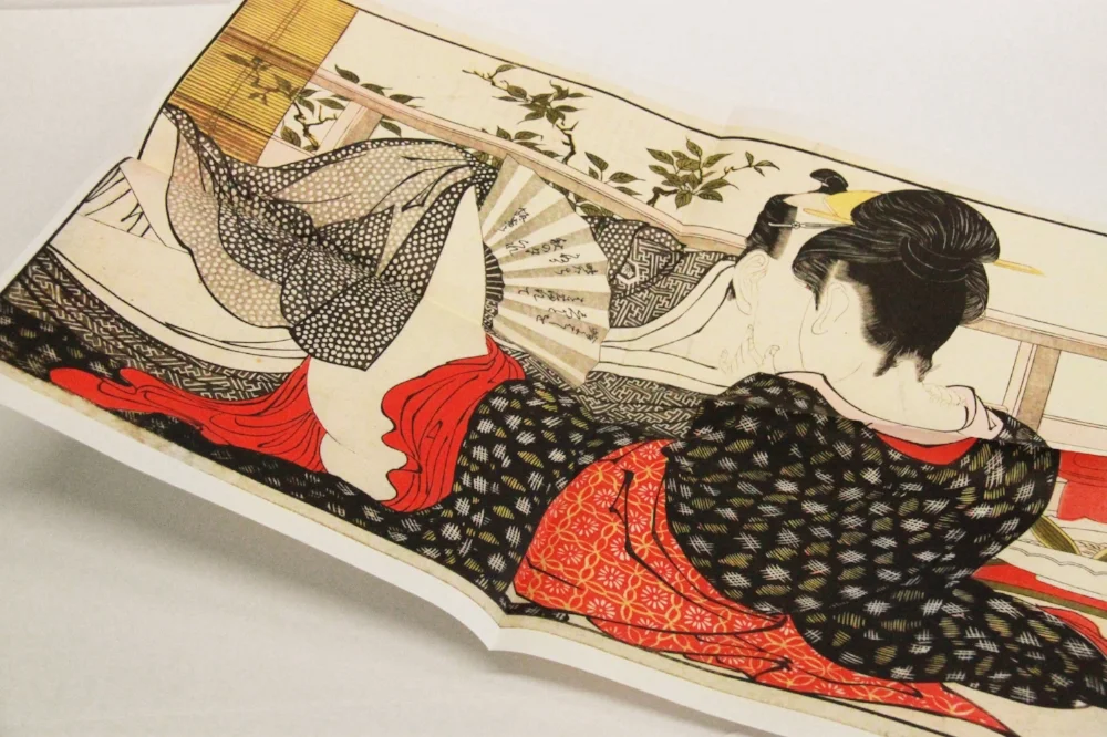 Poster included in the invitation printed on Offenbach paper to retain the feeling of the original prints