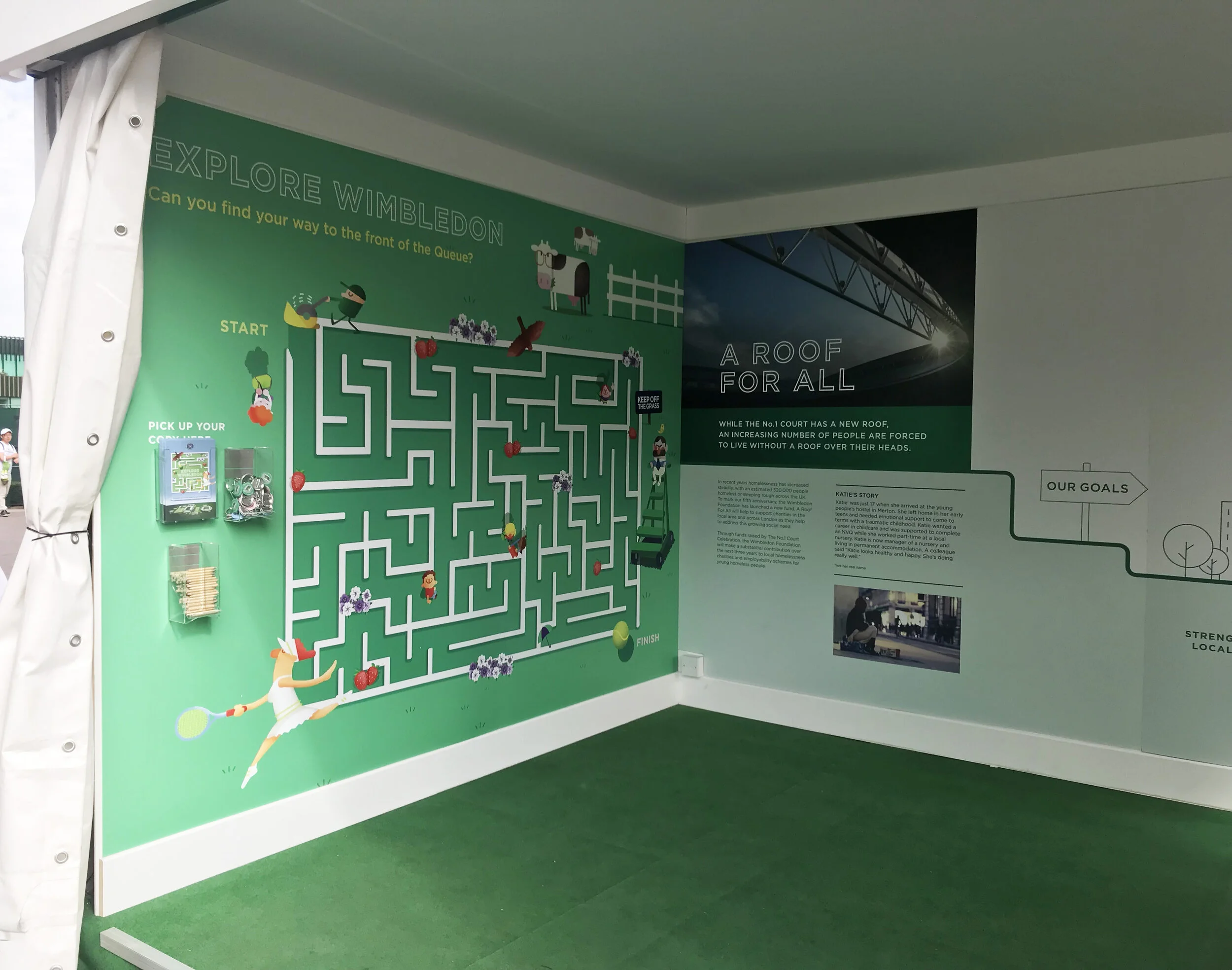 Wimbledon Foundation Kiosk design