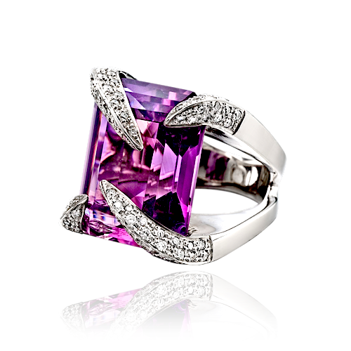 Artigli : amethyst and diamond