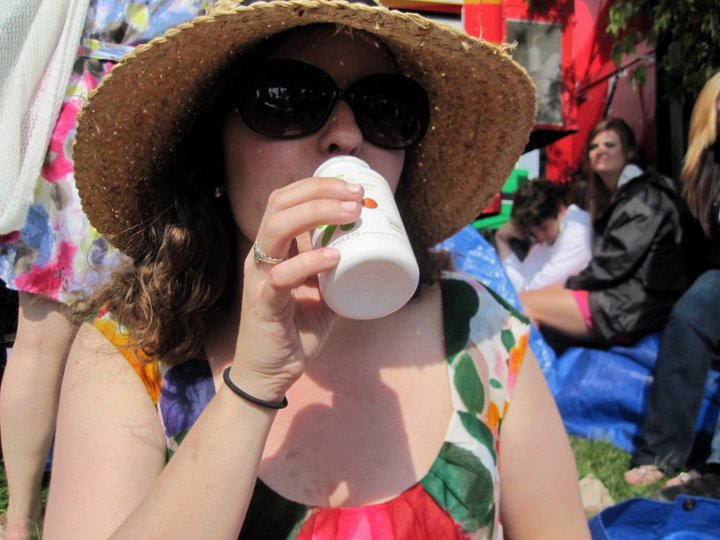 sneaking in mimosas in pill bottles: advil dust pre-emptively cured the hangover maybe?