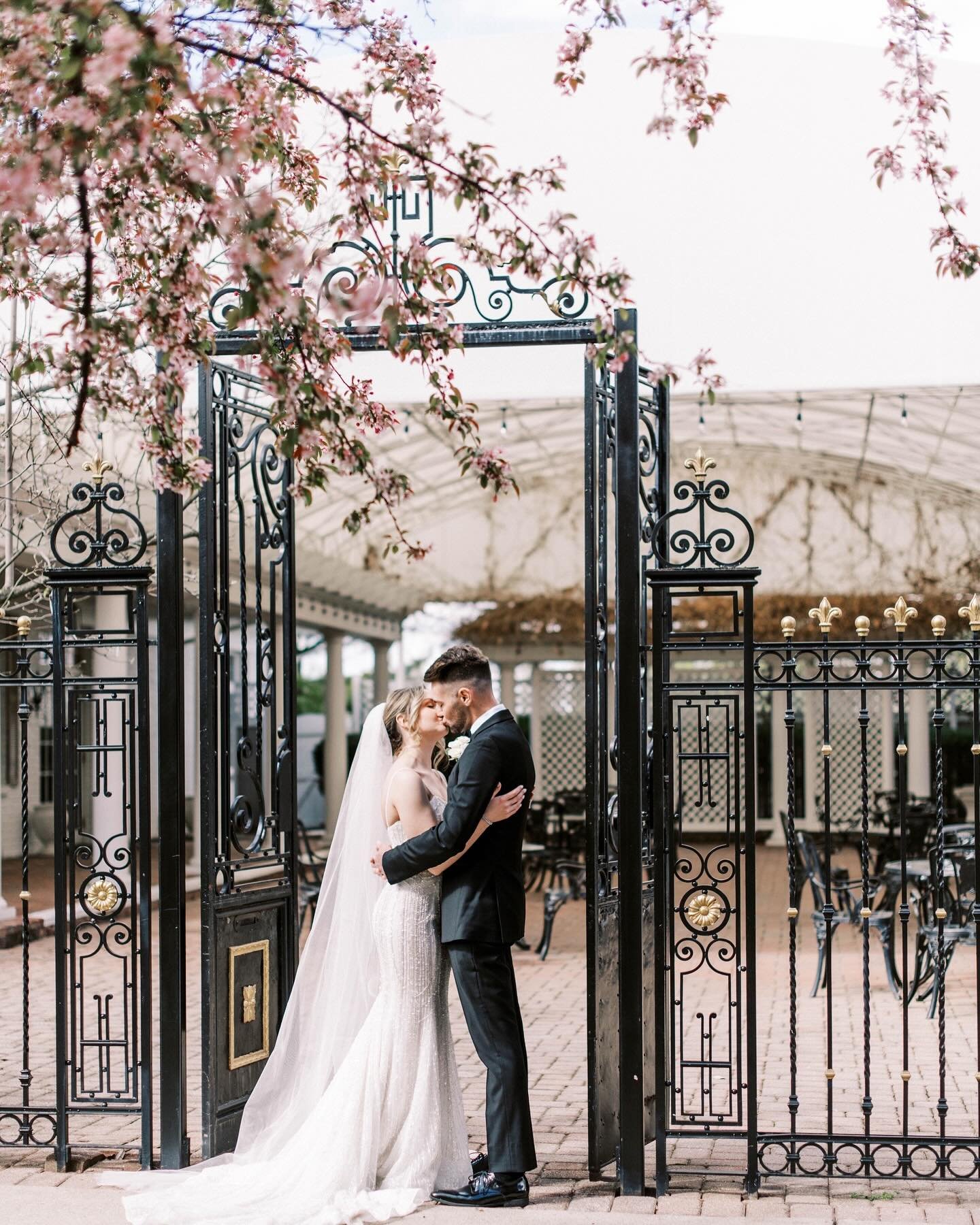 Lauren + Chandler are college sweethearts who began their new chapter as husband and wife on a beautiful spring day last weekend at the Manor House 🤍 Their wedding was filled with sweet moments as they committed their lives to one another surrounded