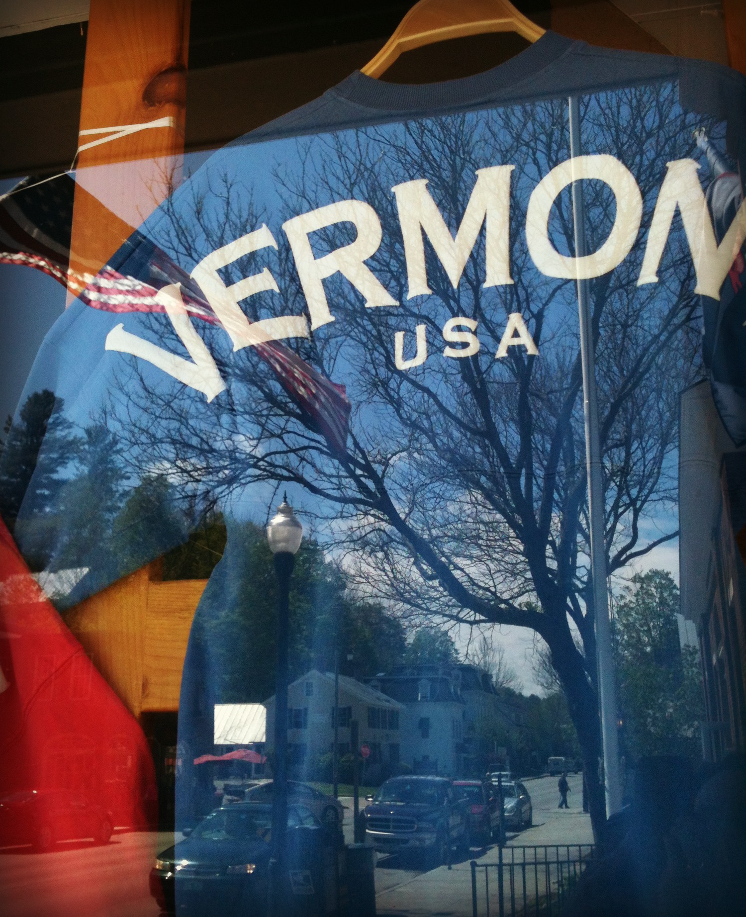 Woodstock Vermont is the perfect small town. Can you see it reflected in the tee shirt?