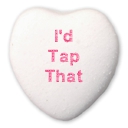 A manwhore's candy heart. Or a maple sugarer's. 