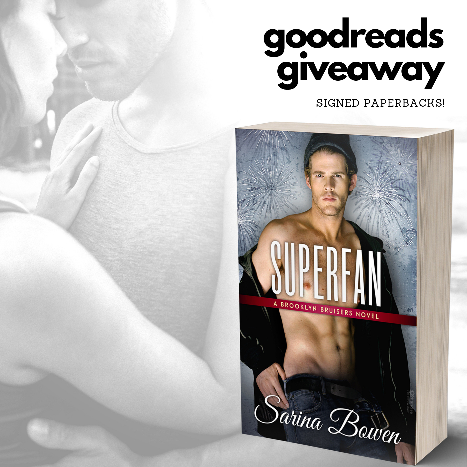 Goodreads Giveaway for Superfan!
