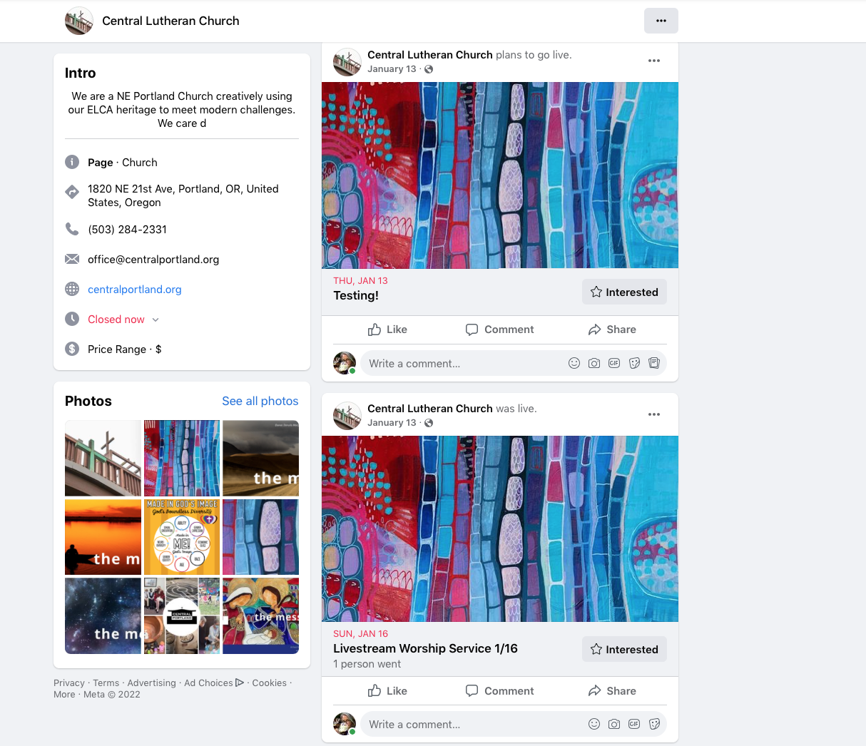 Livestream vs Televangelism