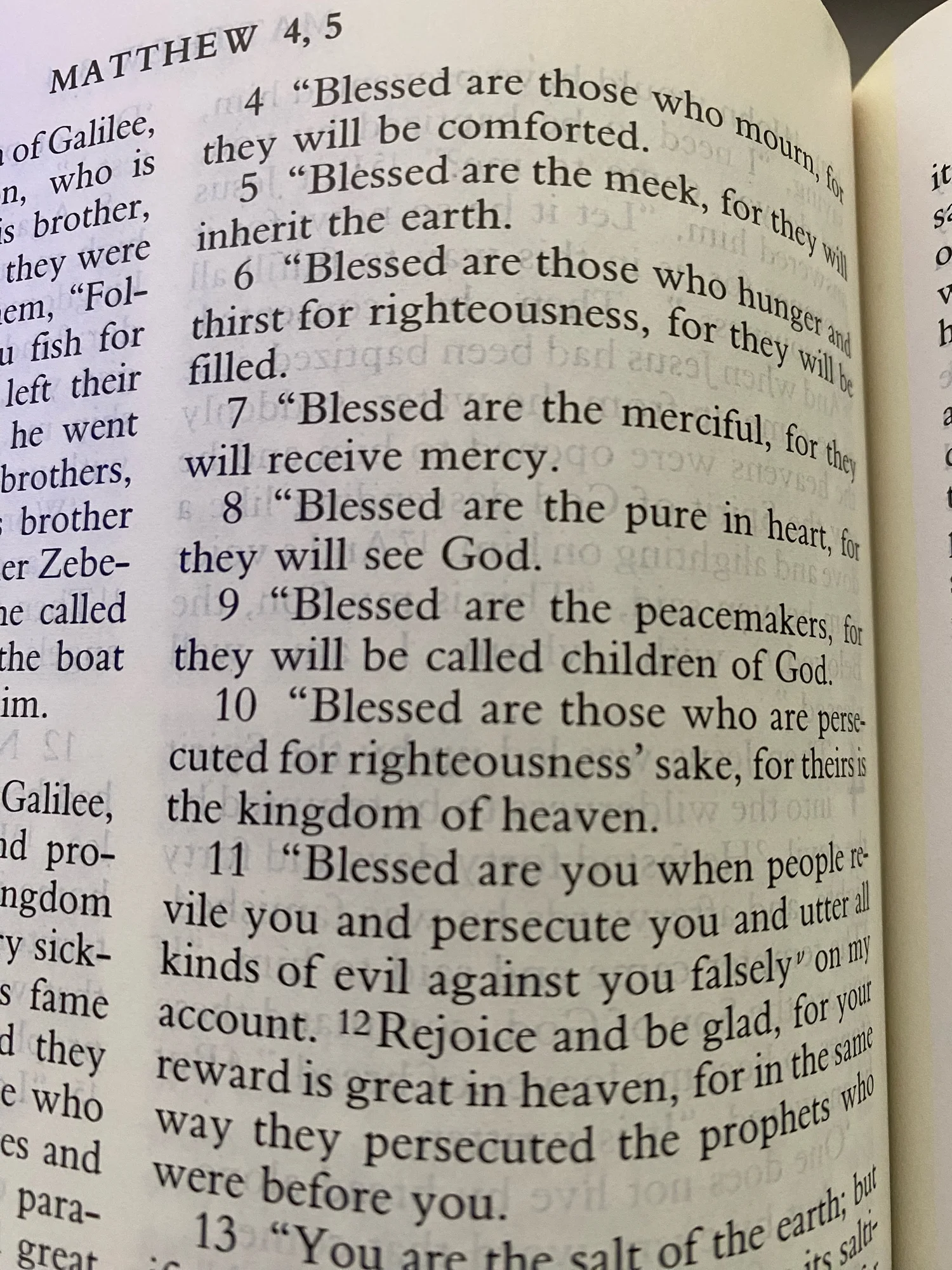 Matthew's Beatitudes