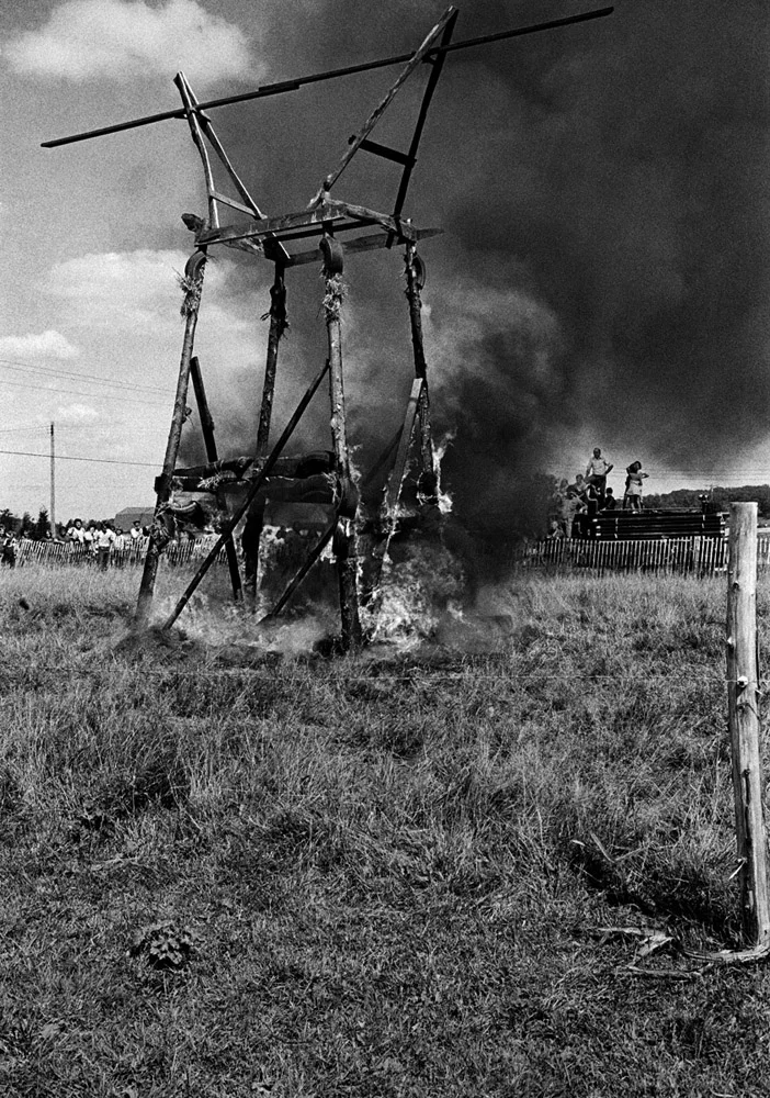 Tower Burns in Effigy