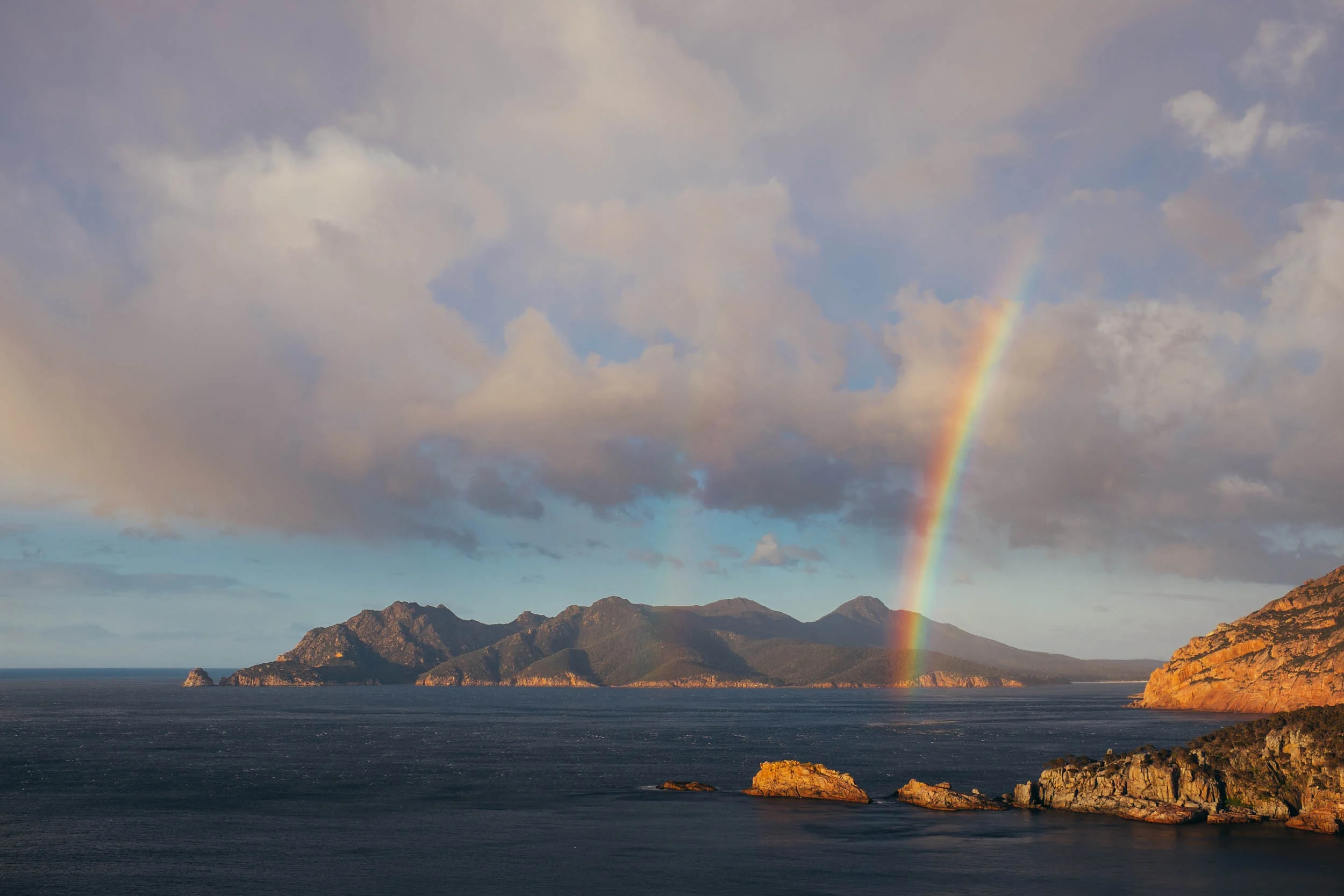 Rainbow over Freycinet