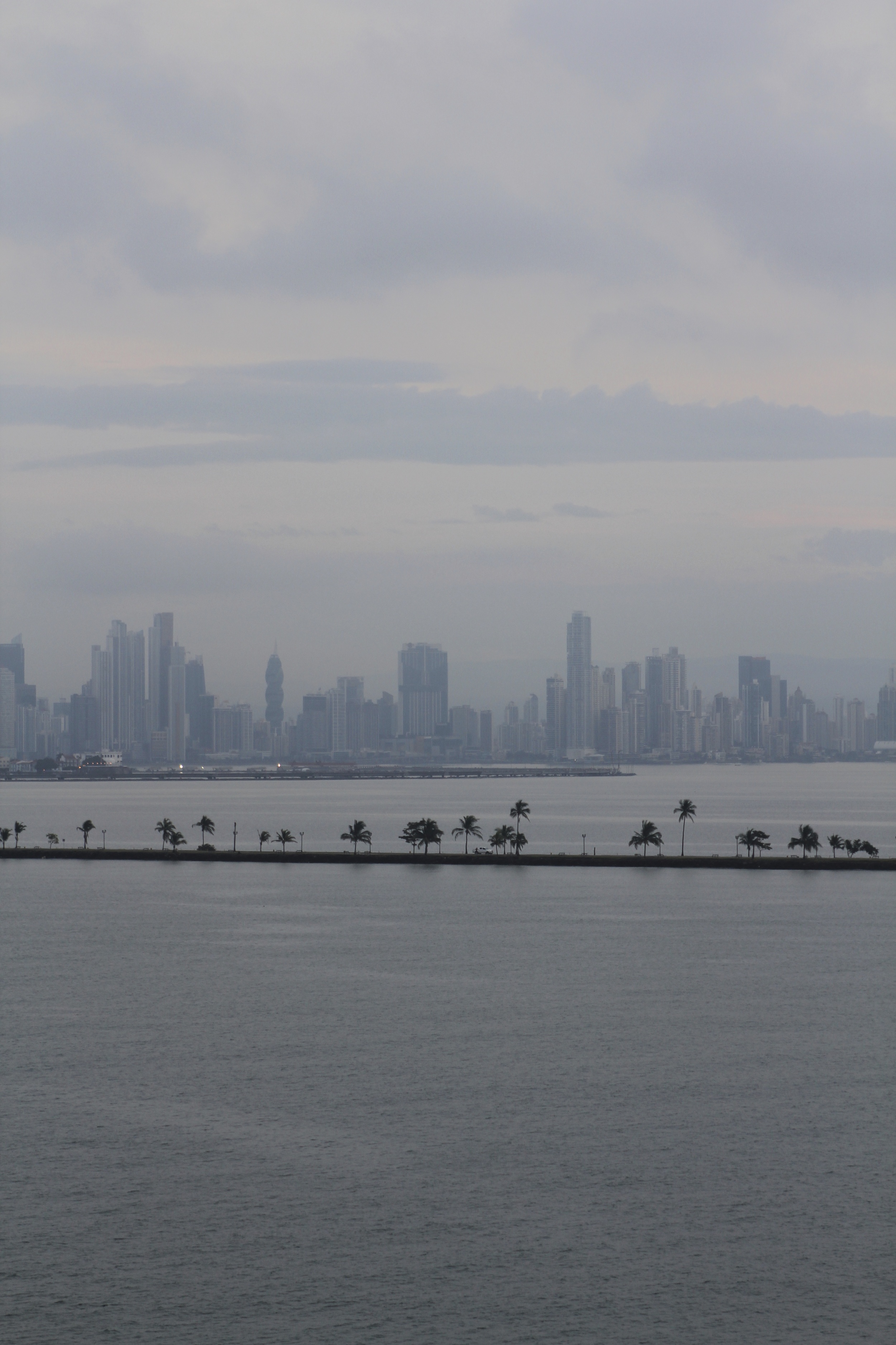 Panama City past the causeway.