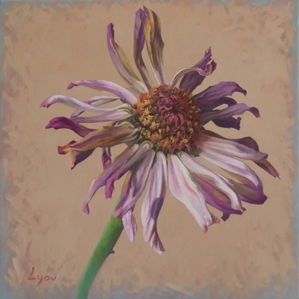 Zinnia 5 | 2010 | oil on canvas | 20" x 20"