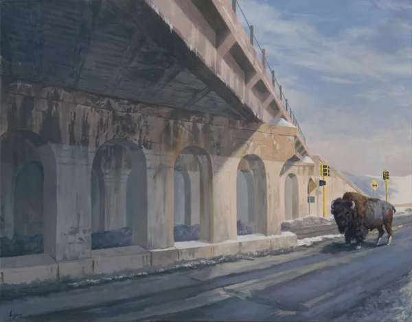 Monroe + 18th Ave. NE # 2 | 2008 | oil on canvas | 22" x 28"