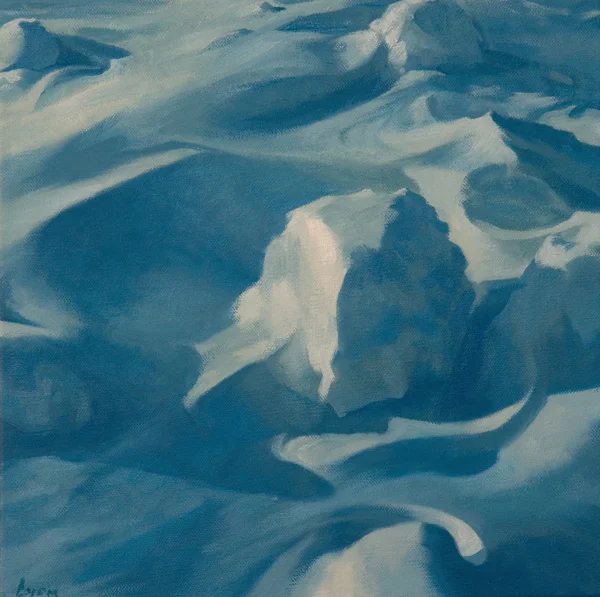 SnowStudy | 2008 | oil on canvas | 12" x 12"