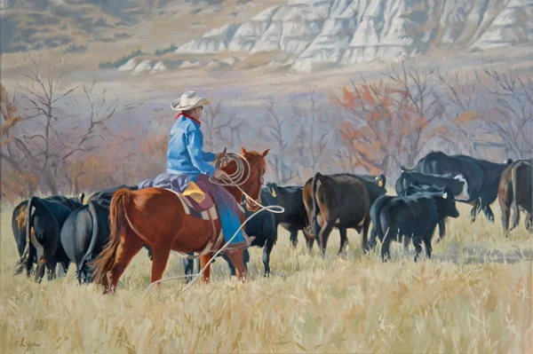 Round Up | 2013 | oil on linen | 20" x 30"