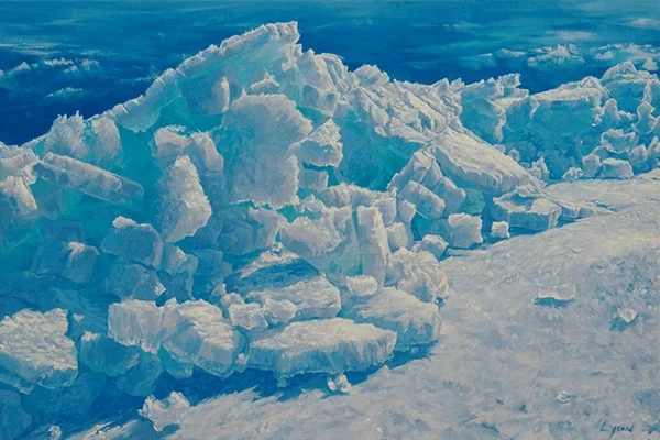 Ice Out 1 | 2010 | oil on canvas | 24" x 36"