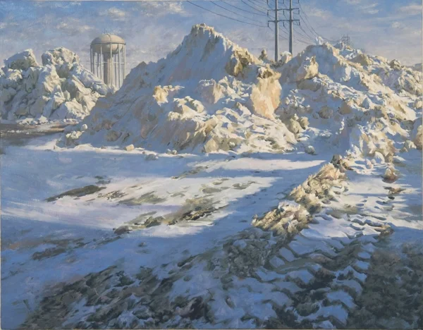 Snow # 3 | 2008 | oil on canvas | 28" x 36"