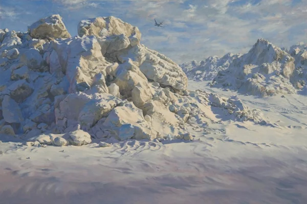 Snow # 2 | 2008 | oil on canvas | 30" x 45"