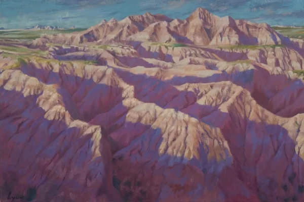 Sunset, Big Foot Pass | 2008 | oil on canvas | 12" x 18"