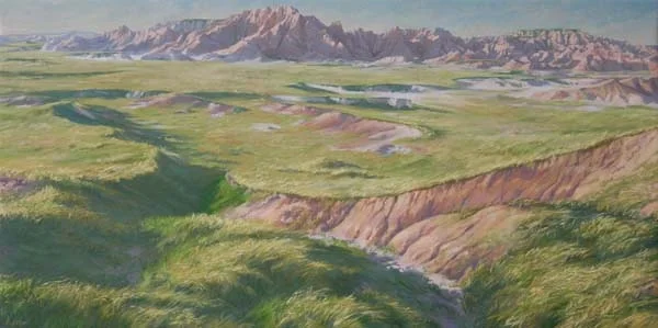 Upper Sage Creek 1 | 2006 | oil on canvas | 18" x 36"