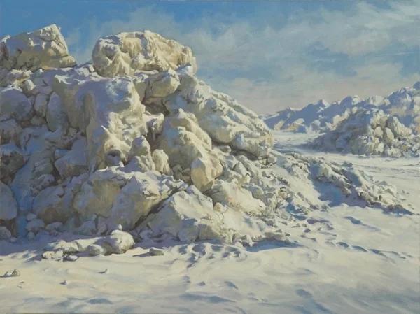 Snow # 1 | 2008 | oil on canvas | 18" x 24"