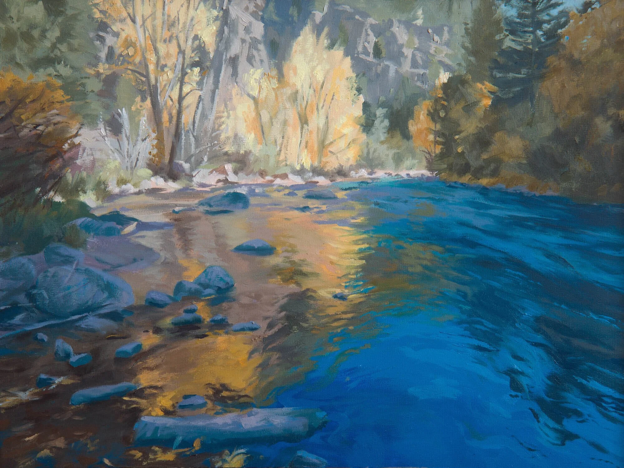 Pecos Canyon, 9" x 12", oil on panel, 2014 (Copy)