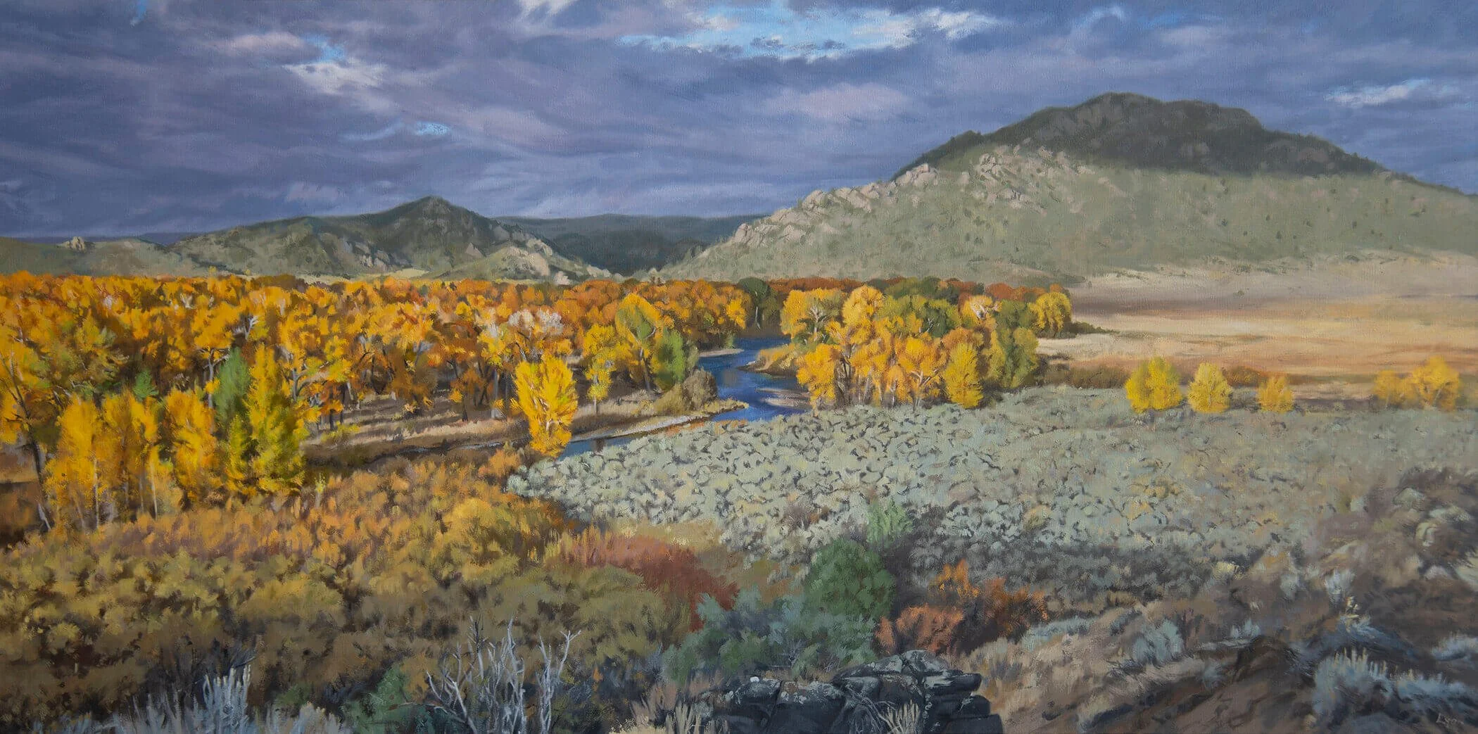 Bennet Peak, 24" x 48", oil on canvas, 2020 (Copy)