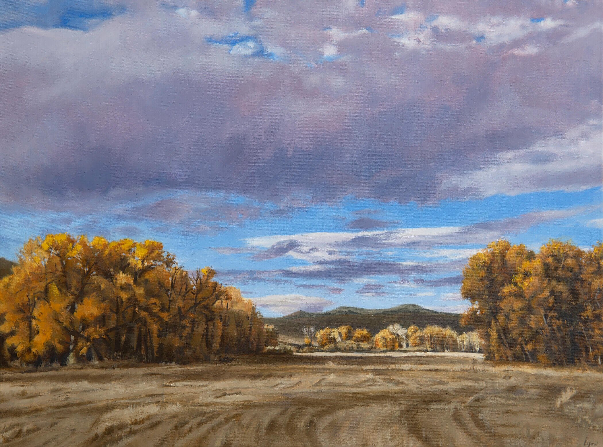 Last Light # 2, oil on linen, 18" x 24", 2020 (Copy)