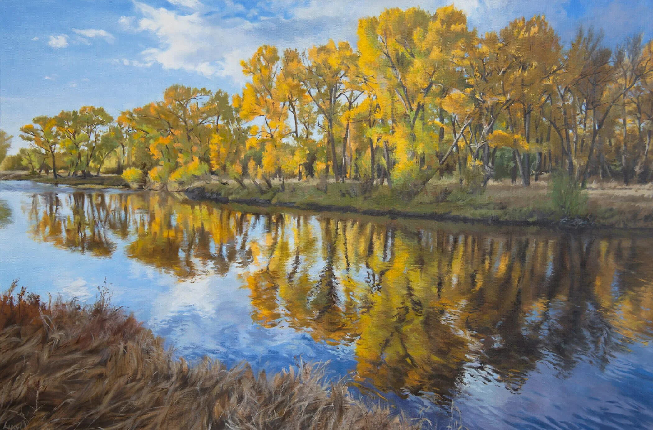 North Platte #1, oil on canvas, 24" x 36", 2019 (Copy)
