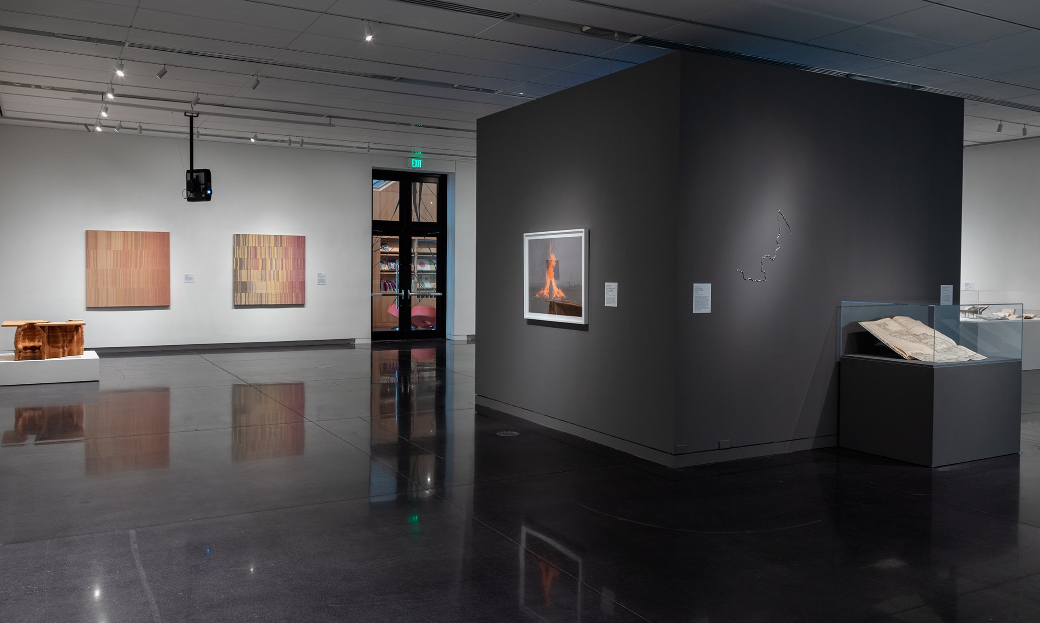  “Documenting Change:  Our Climate Past, Present, Future,” at CU Art Museum, University of Colorado Boulder, 2019.  Curated by Hope Saska and Erin Espelie.       