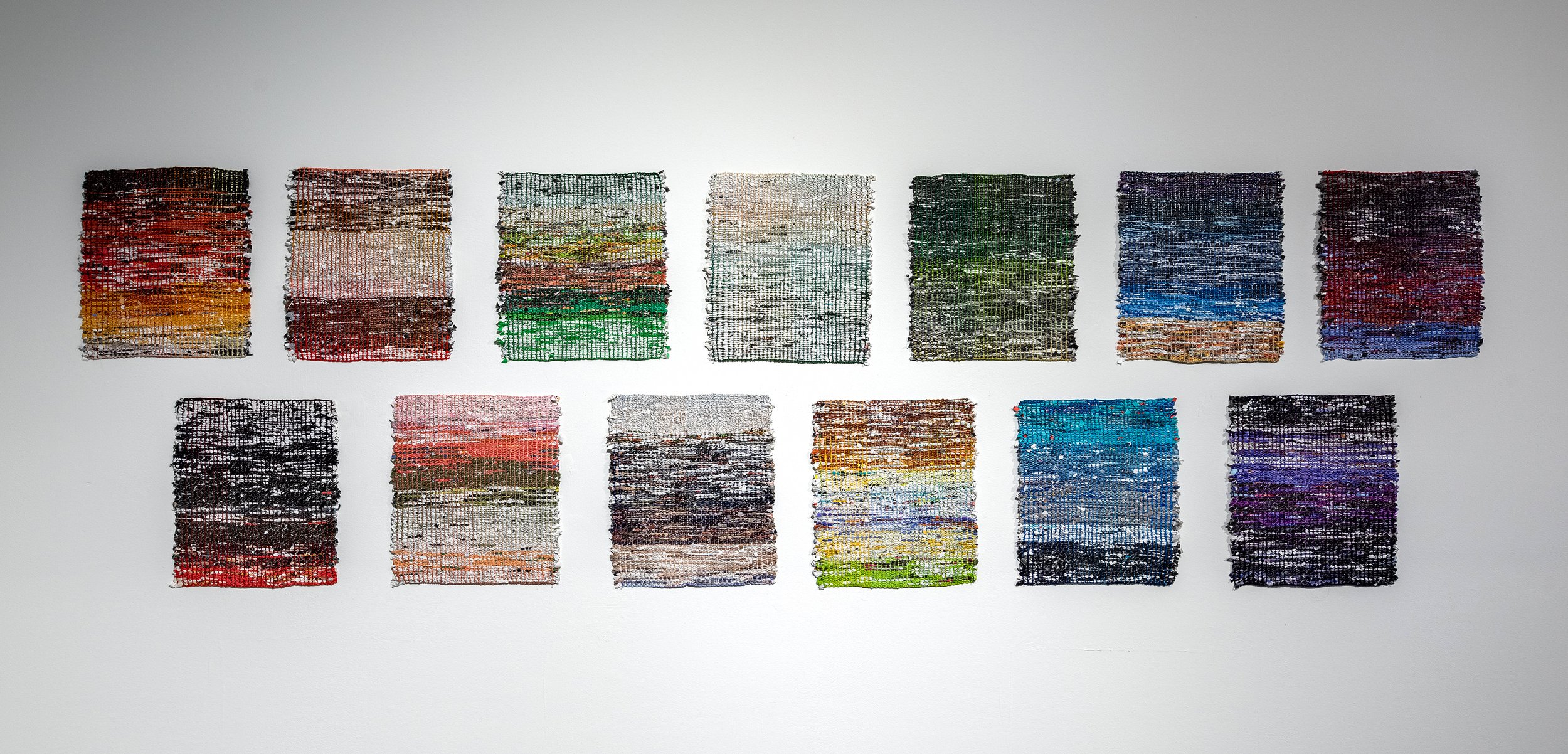 "Alternate Readings" series installed at Bingham Gallery, 2024