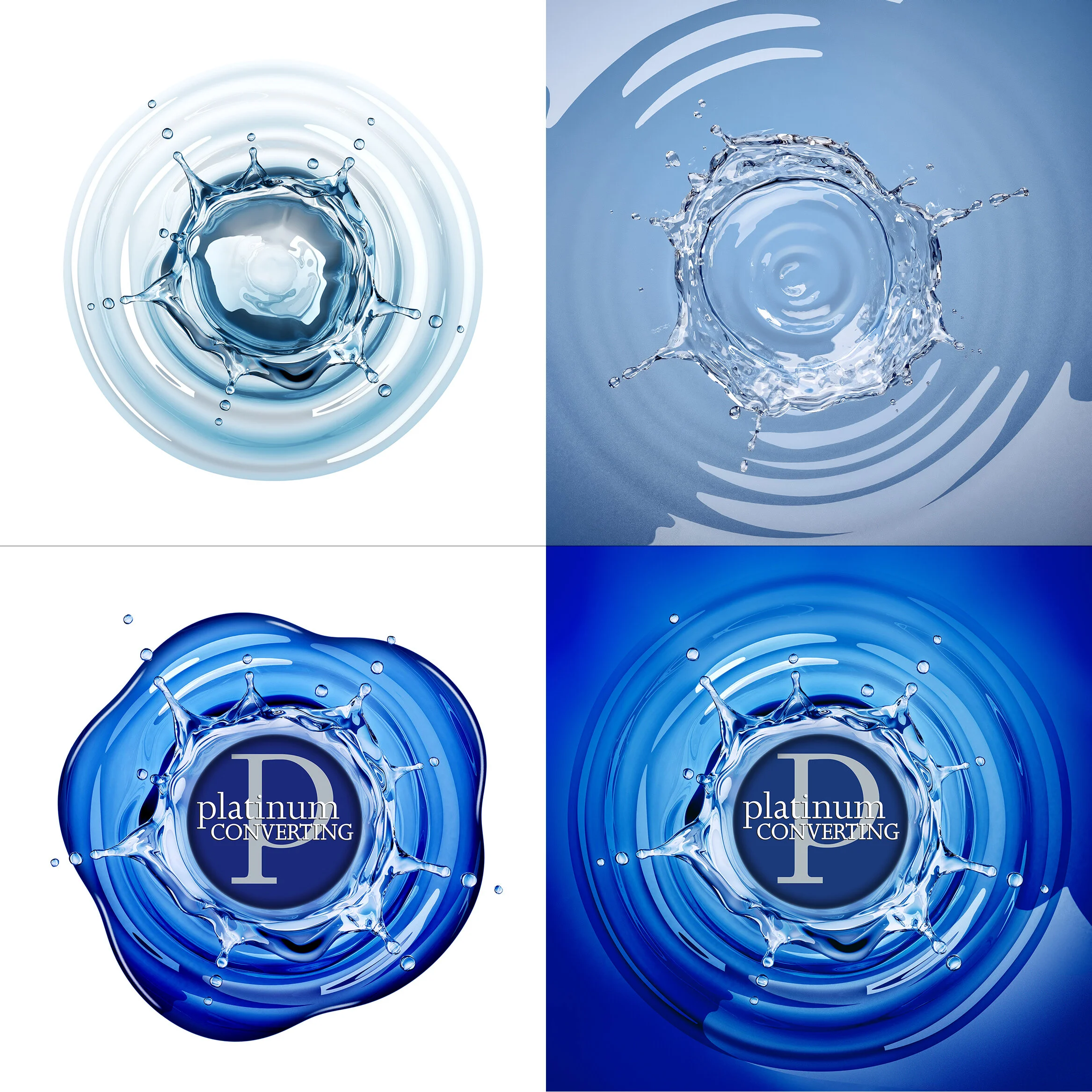 Client came to with a new logo concept. They supplied the top two images a basis for their new logo. The bottom were the final logo that the client received.