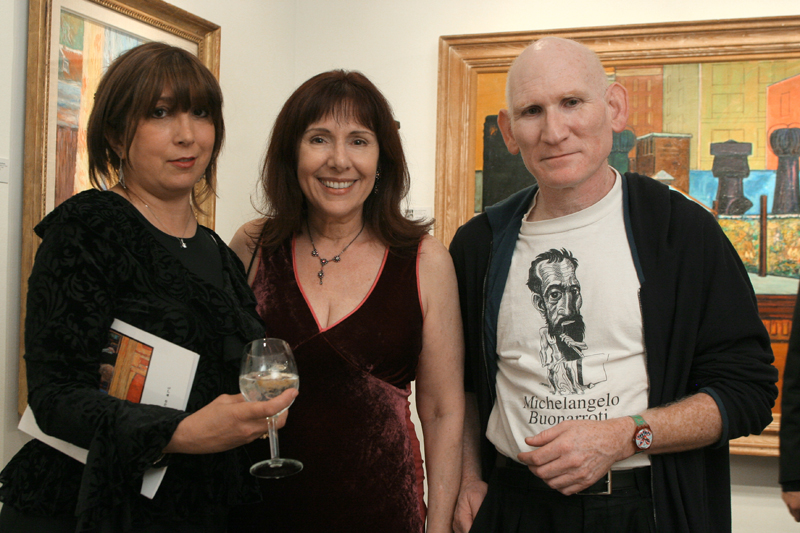 Baila Romm, Anna Bogdanovich and Peter Frank Impressions Exhibit Opening night