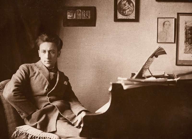 Borislav at Piano 1918