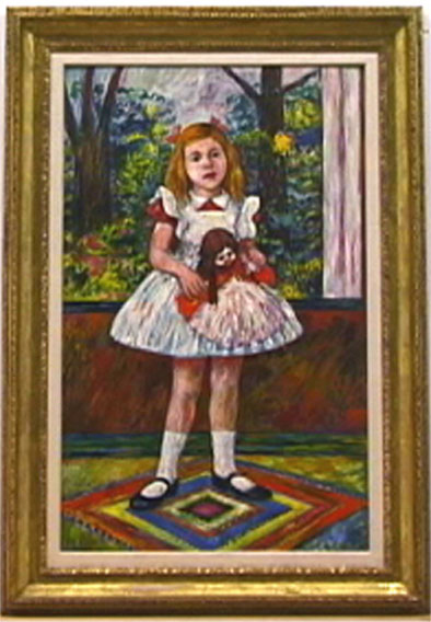 Anna with Doll 1957