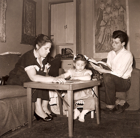 Herma, Peter and Anna NYC 1956