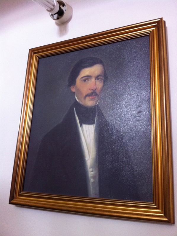 Grandfather Antonije's brother Konstantin Bogdanović Portrait in Ruma Museum