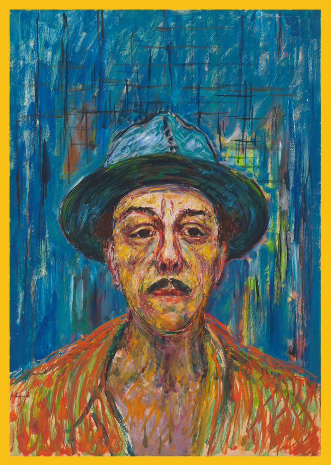 The Blue Hat
Oil on Panel
Borislav Bogdanovich
1956
25" H 17 1/2" inches
